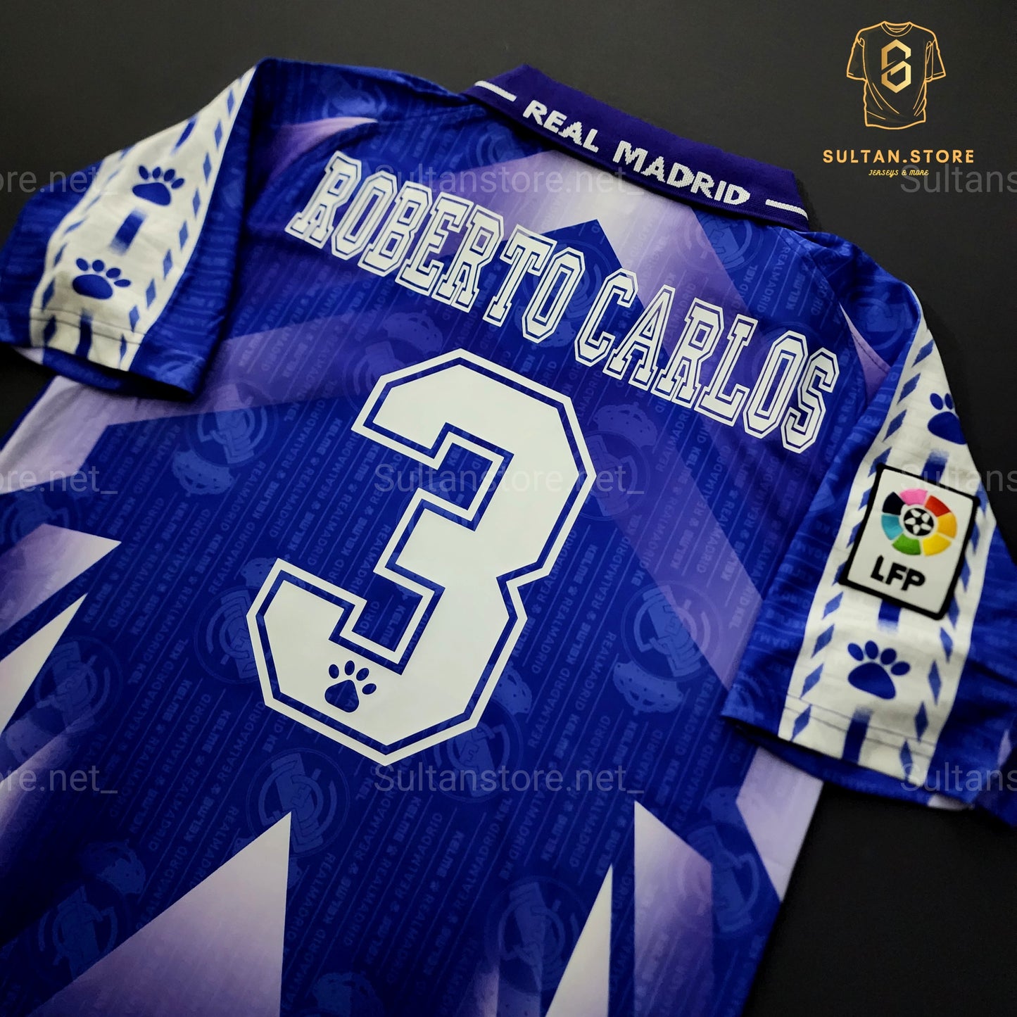 Carlos 1996/97 Real Madrid Away Jersey