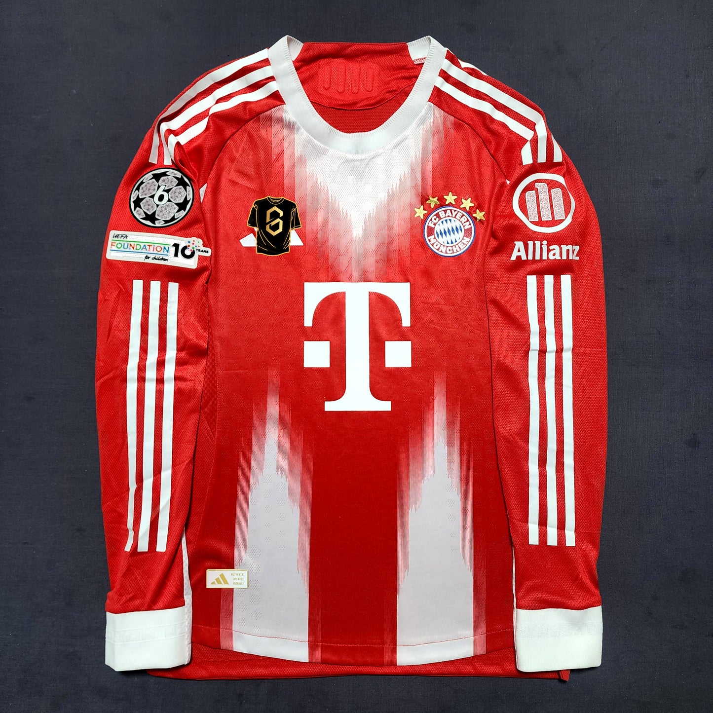 (Long Sleeves) Bayern 2025/26 Home Jersey ( Musiala - Kimmich - Kane - Luis diaz - Olise )