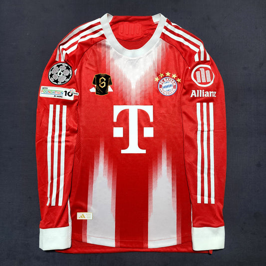 (Long Sleeves) Bayern 2025/26 Home Jersey ( Musiala - Kimmich - Kane - Luis diaz - Olise )