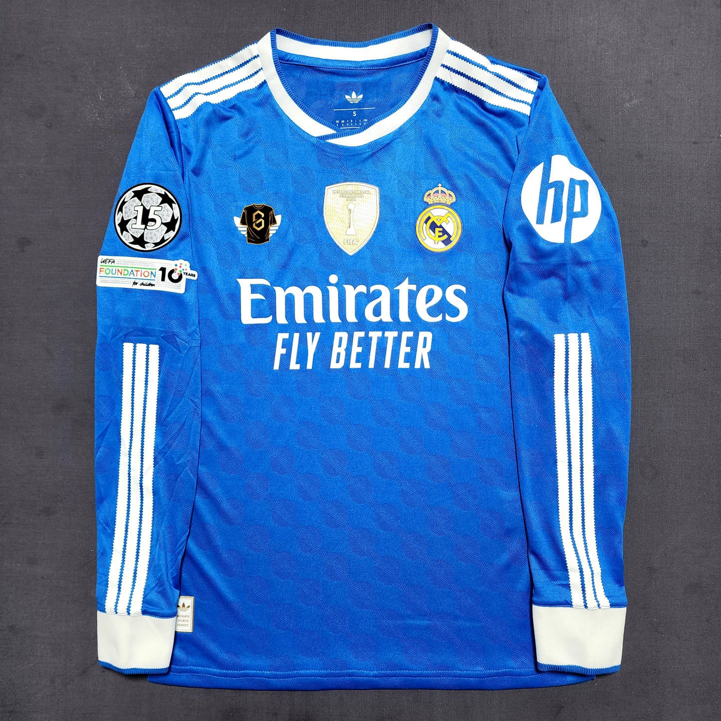 (Long Sleeves) Real Madrid 2025/26 Third Jersey ( Valverde - Mbappe - Bellingham - Vini - Arda Guler )