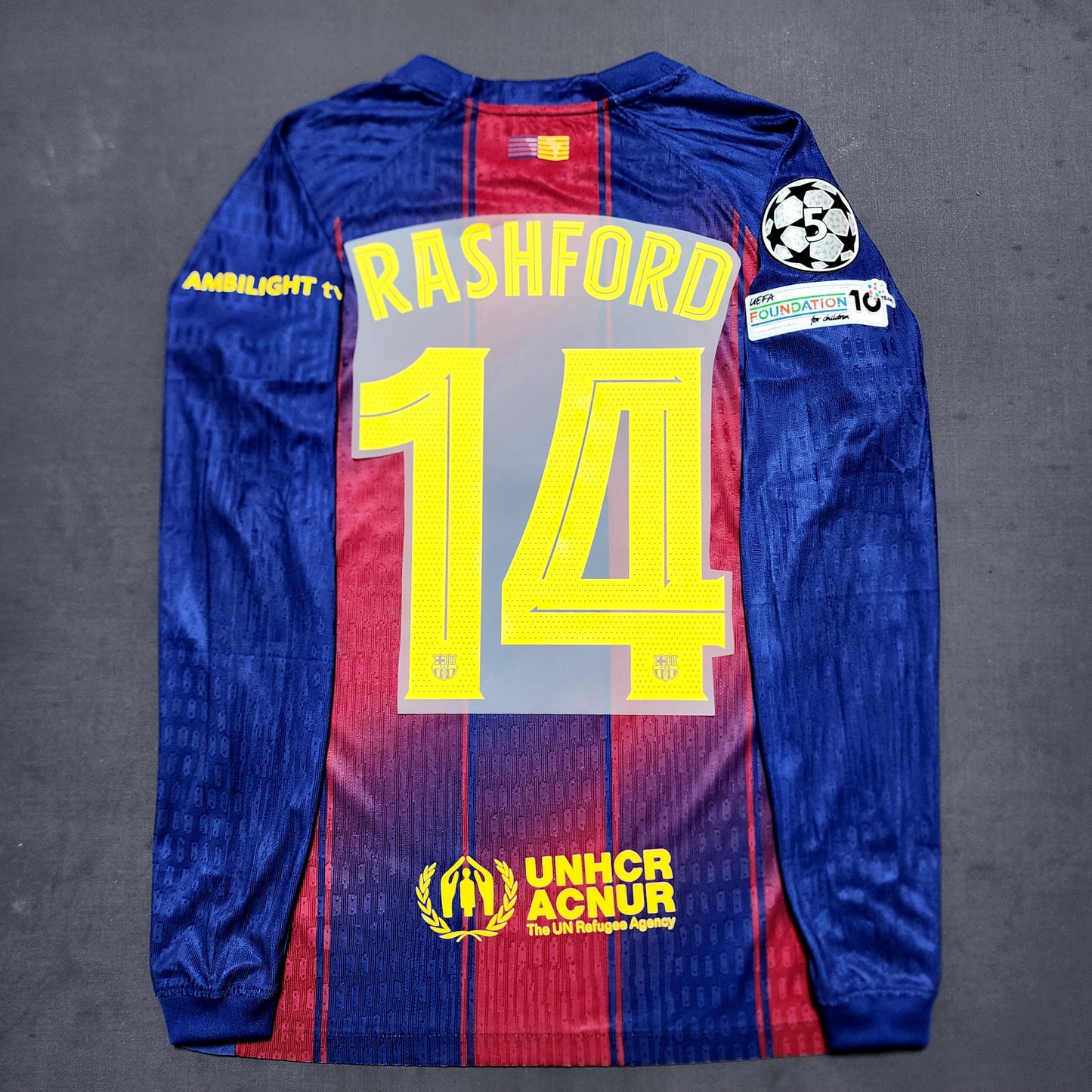 (Long Sleeves) Barcelona 2025/26 Home Jersey ( Lamine Yamal - Pedri - Raphinha - Rashford )