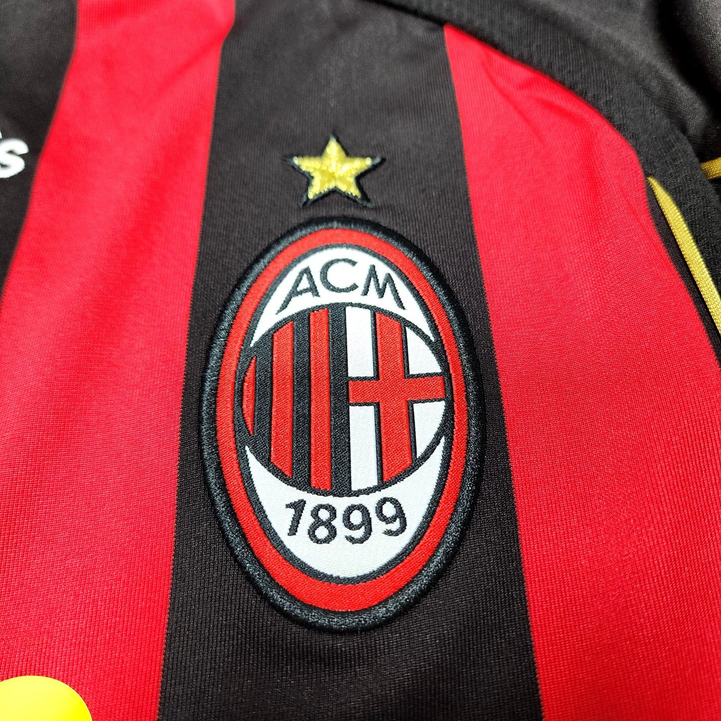 Maldini 2007/08 AC Milan Home Long Sleeve Jersey