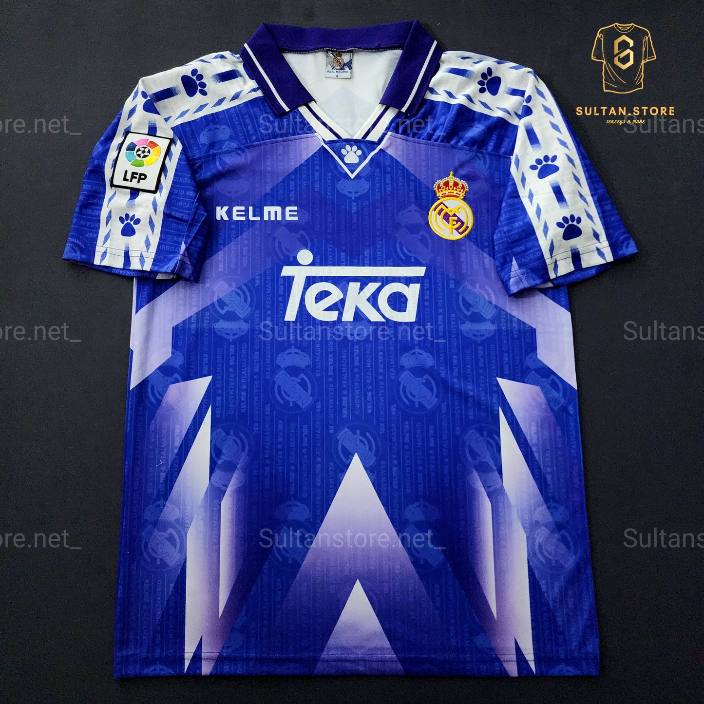Carlos 1996/97 Real Madrid Away Jersey