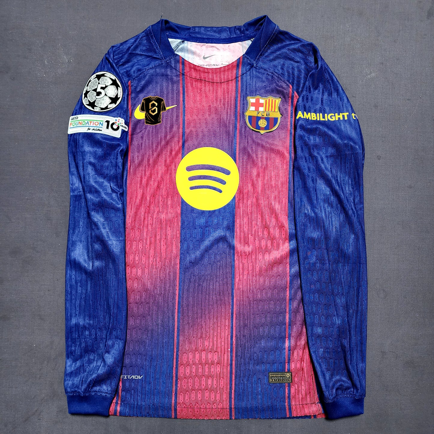 (Long Sleeves) Barcelona 2025/26 Home Jersey ( Lamine Yamal - Pedri - Raphinha - Rashford )