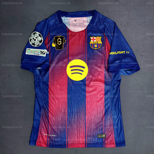 Barcelona 2025/26 Home Jersey ( Lamine Yamal - Pedri - Raphinha - Rashford )