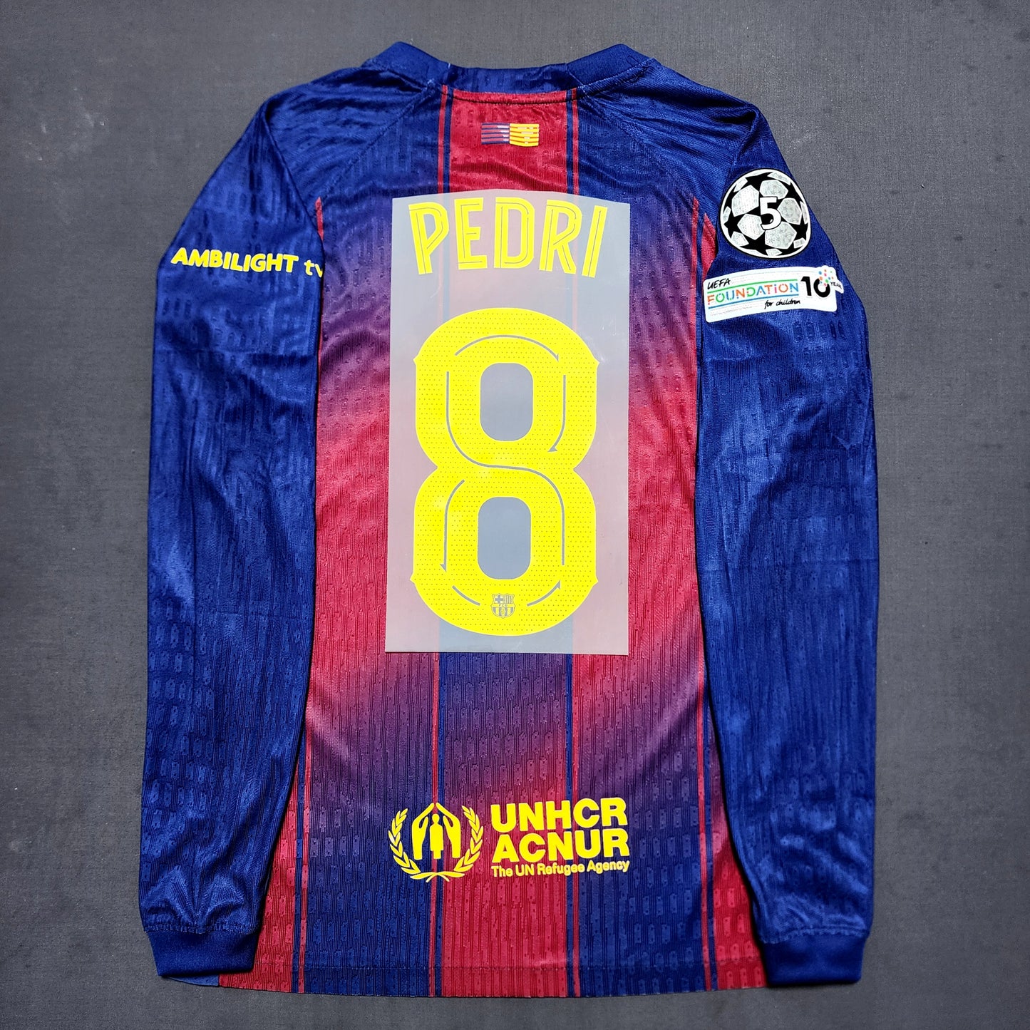 (Long Sleeves) Barcelona 2025/26 Home Jersey ( Lamine Yamal - Pedri - Raphinha - Rashford )