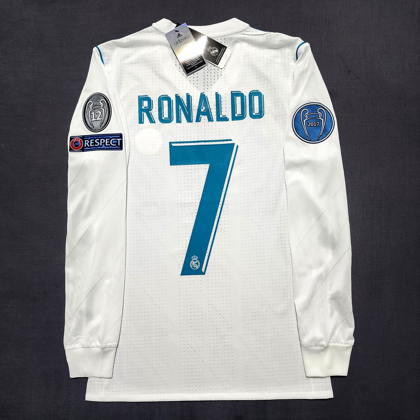 (Player Version) Ronaldo 2018 Real Madrid Final Champions League Home Jersey