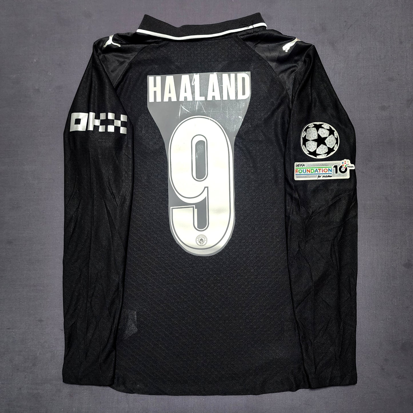 (Long Sleeves) Manchester City 2025/26 Away Black Jersey ( Haaland - Marmoush - Cherki )