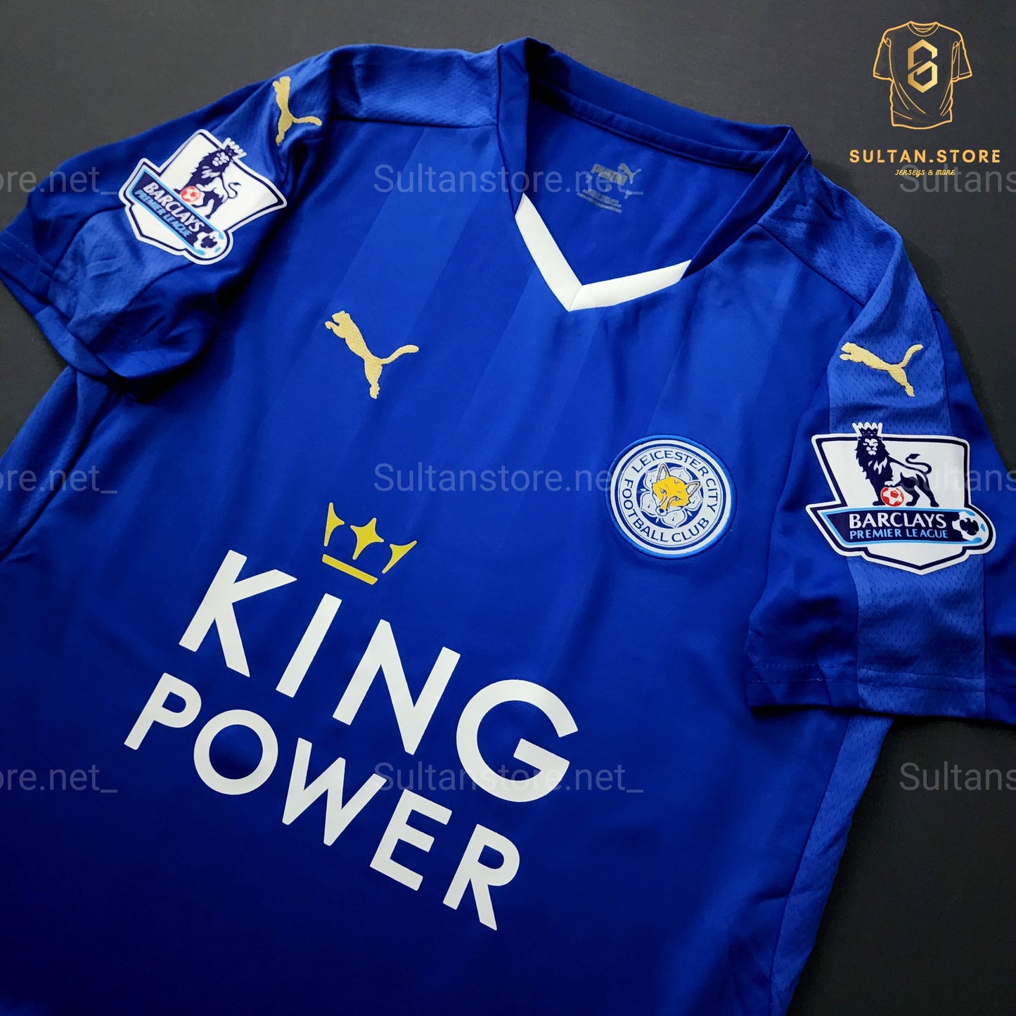 Vardy 2015/16 Leicester City Home Jersey