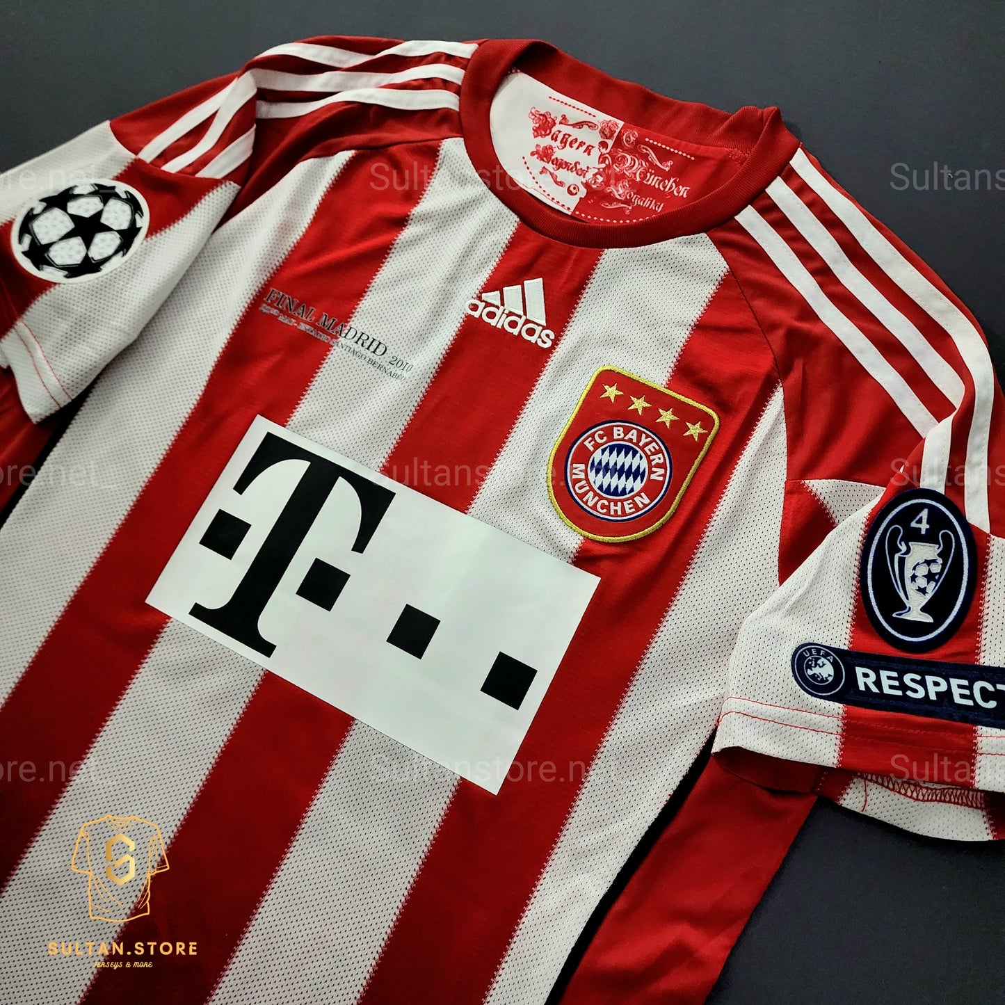 Robben 2010 Bayern Munich Home Final Champions League Jersey