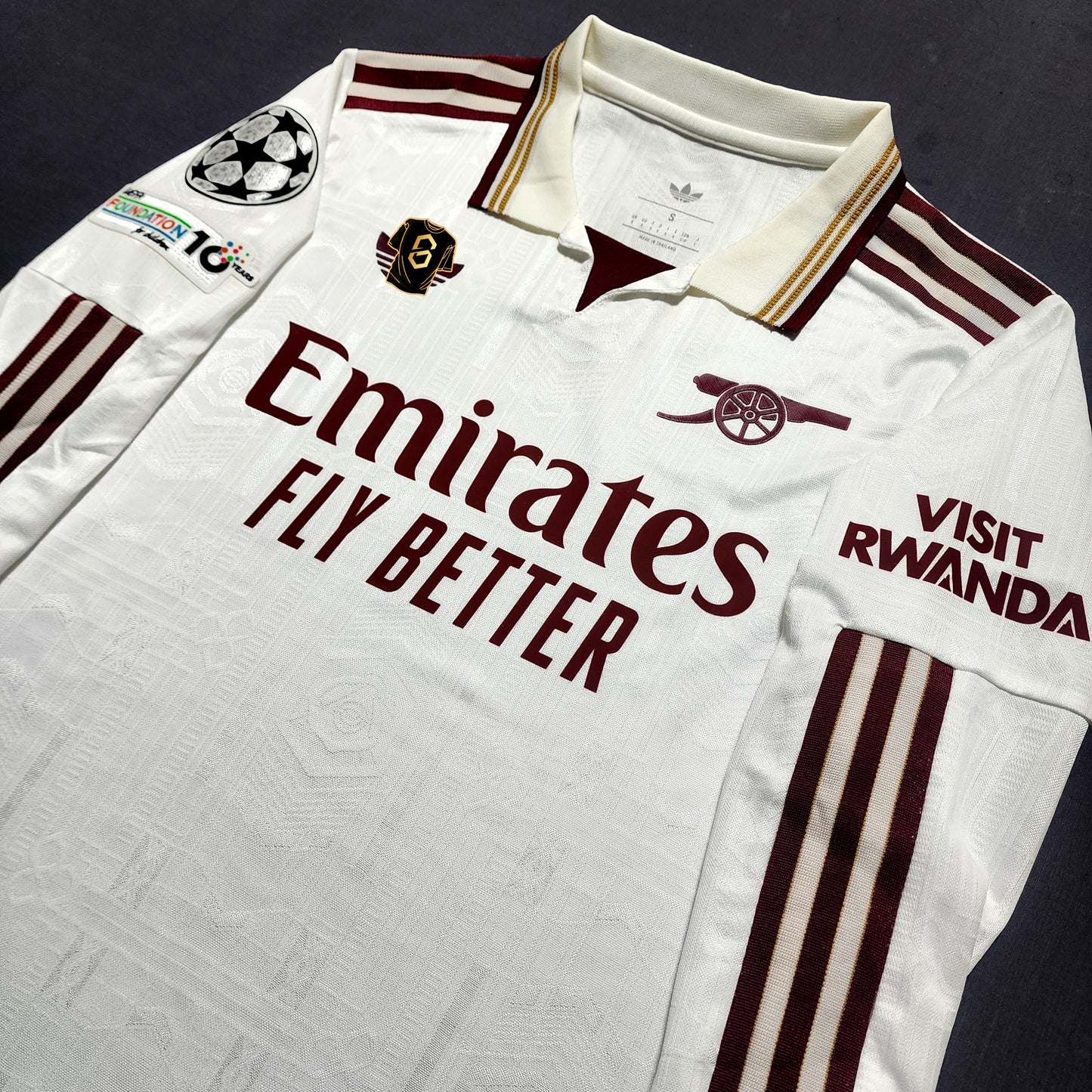 (Long Sleeves) Arsenal 2025/26 Third Jersey ( Saka - Rice - Gyokeres - Odegaard )
