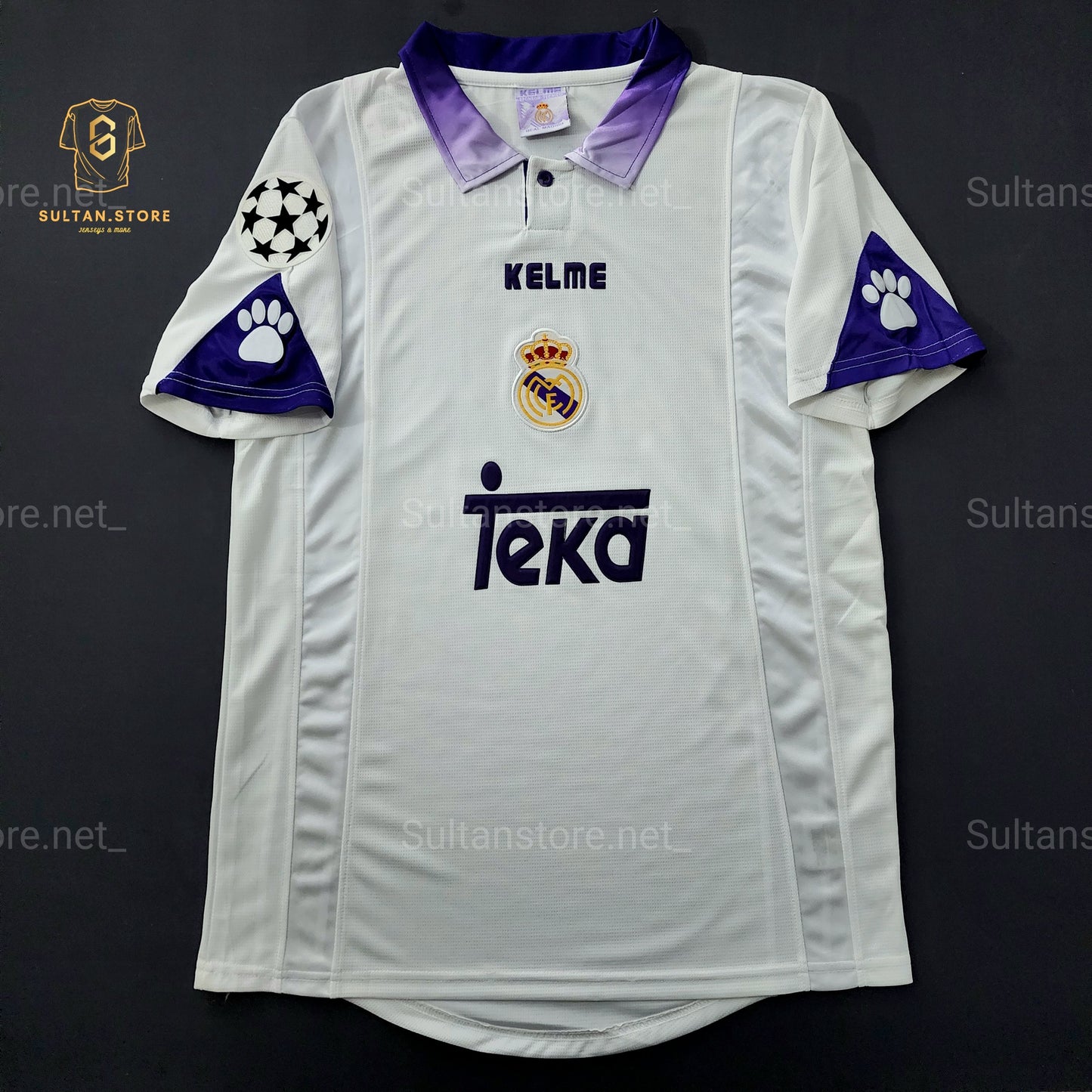 Carlos 1997/98 Real Madrid Home Jersey