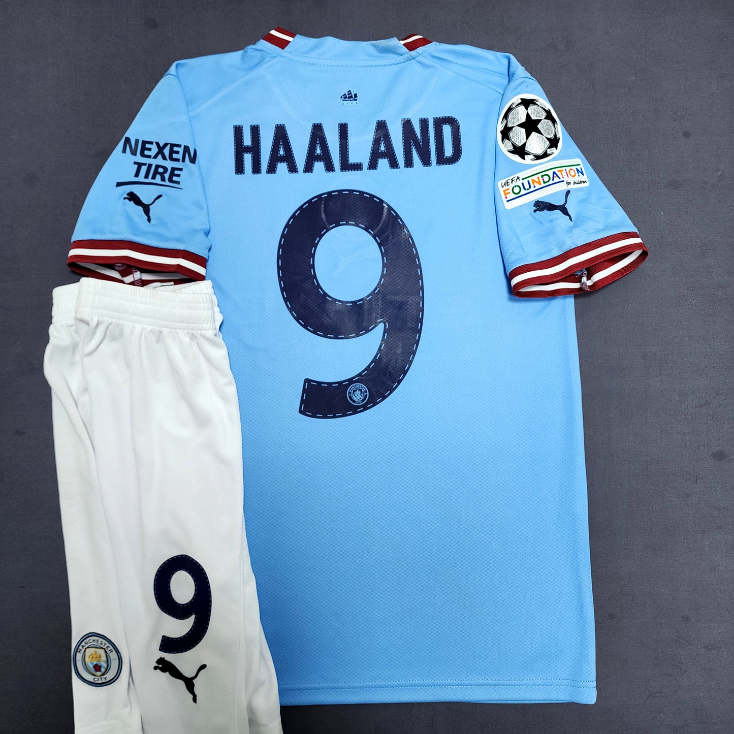 Haaland 2023 Manchester City Home Final Jersey
