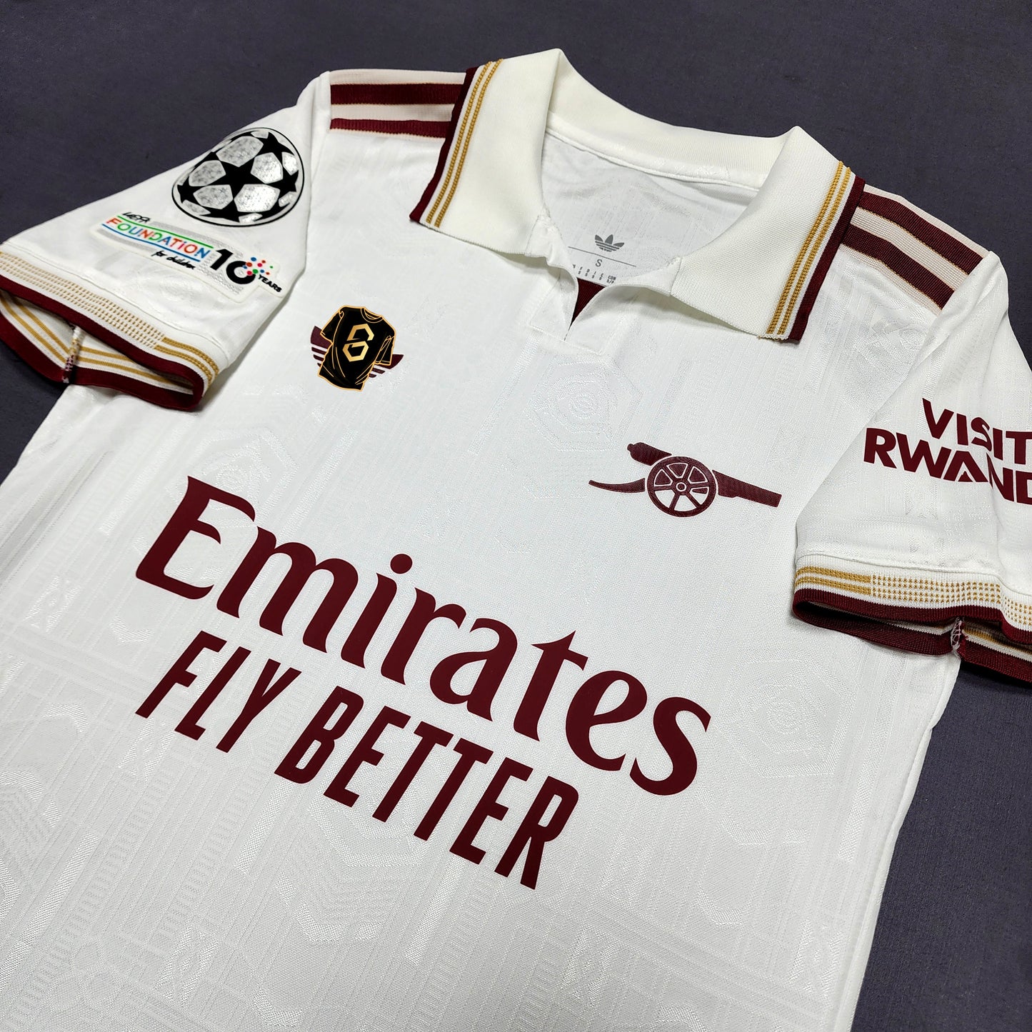 Arsenal 2025/26 Third Jersey ( Saka - Rice - Gyokeres - Odegaard )