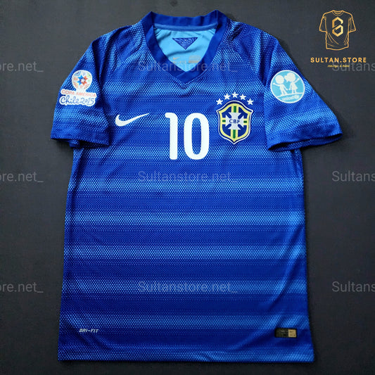 Neymar 2015 Brazil Away Jersey