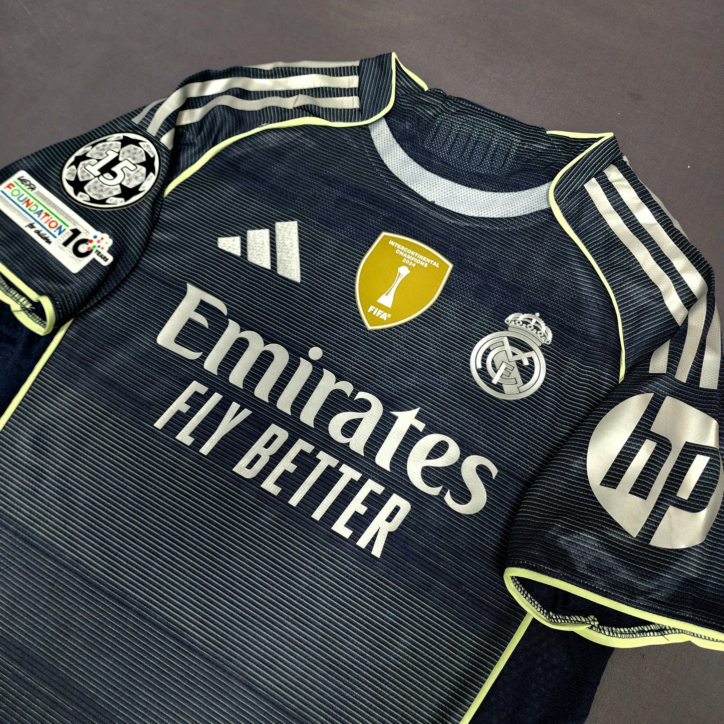 Real Madrid 2025/26 Away Jersey ( Valverde - Mbappe - Bellingham - Vini - Arda Guler - Modric - Trent)