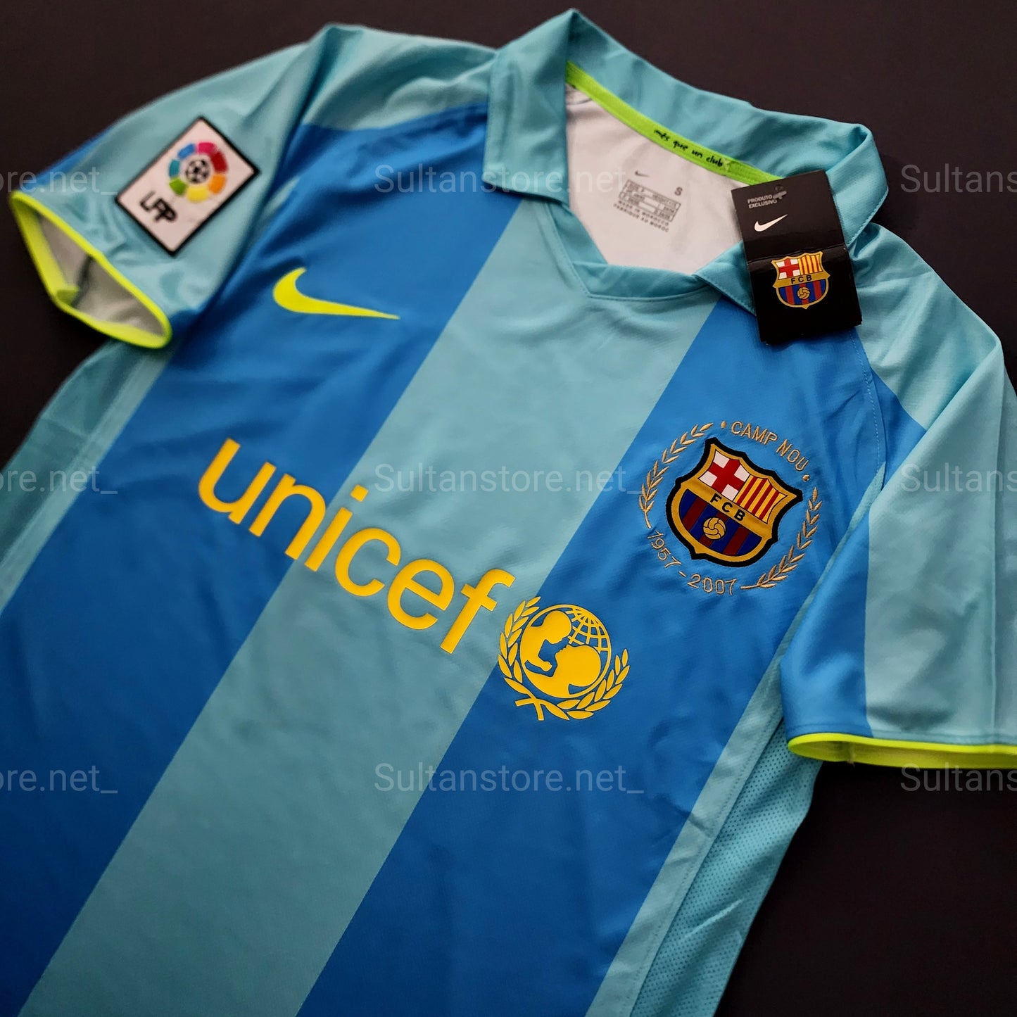 Messi 2007/08 Barcelona Away Jersey