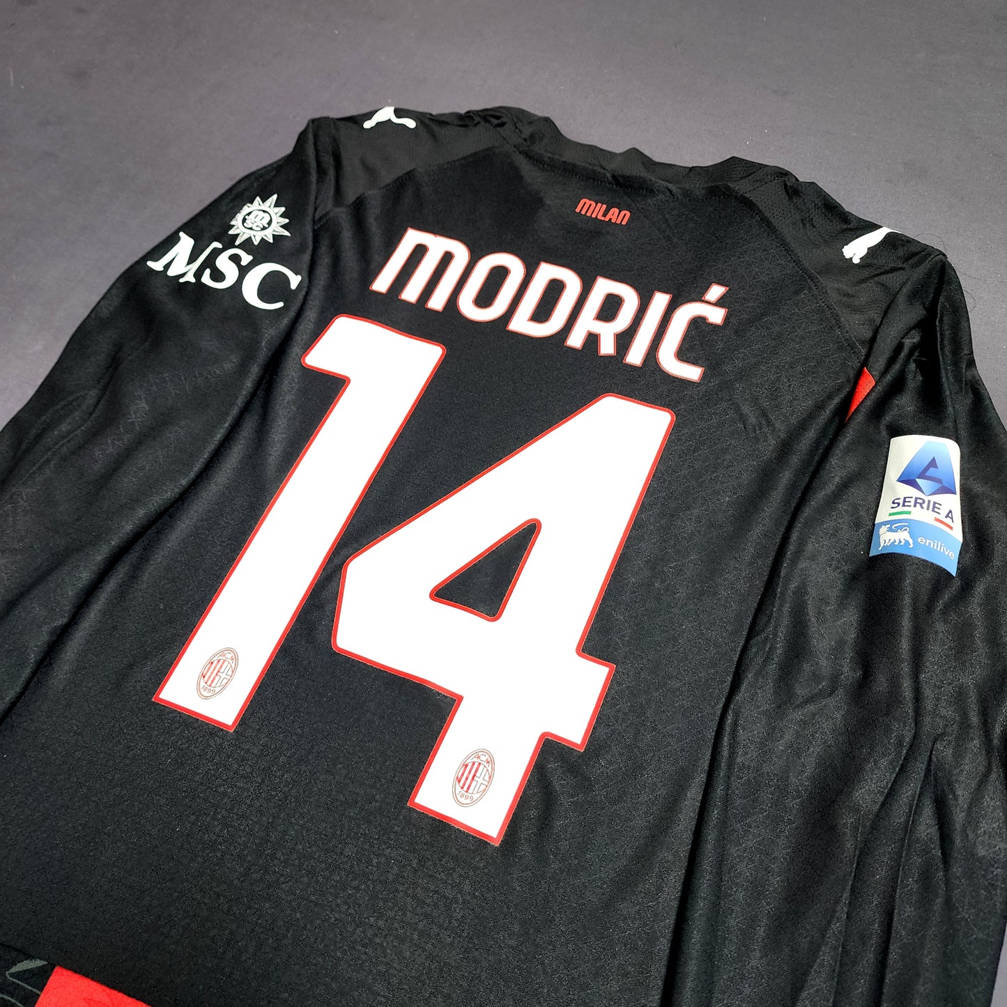 (Long Sleeves) Modric 2025/26 AC Milan Home Jersey