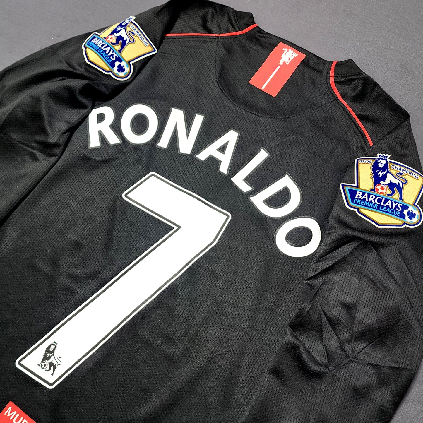 Ronaldo 2007/08 Manchester United Away Long Sleeve Kit