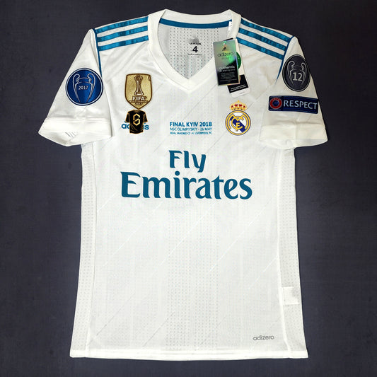 (Player Version) Modric 2018 Real Madrid Final Champions League Home Jersey