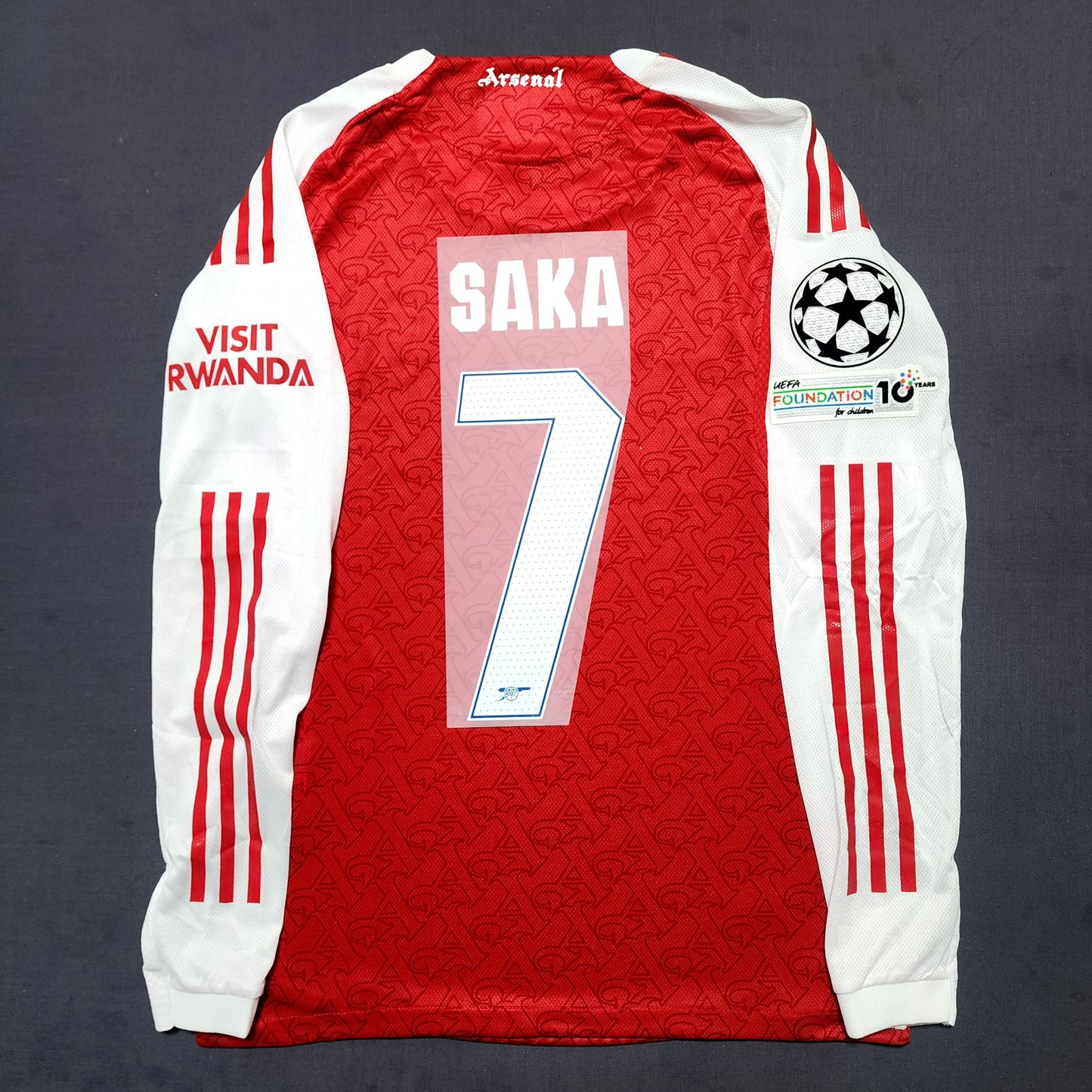 (Long Sleeves) Arsenal 2025/26 Home Jersey ( Saka - Gyokeres - Odegaard )