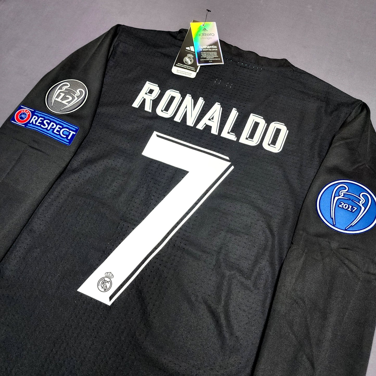 (Player Version) Ronaldo 2017/18 Real Madrid Away Jersey
