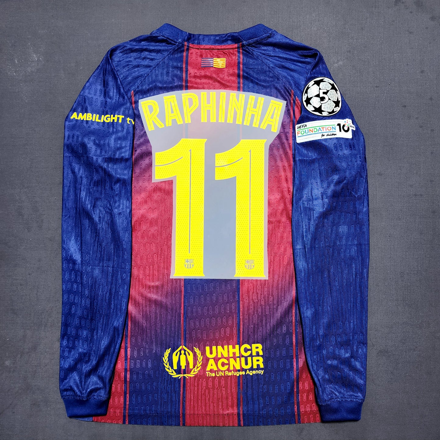 (Long Sleeves) Barcelona 2025/26 Home Jersey ( Lamine Yamal - Pedri - Raphinha - Rashford )
