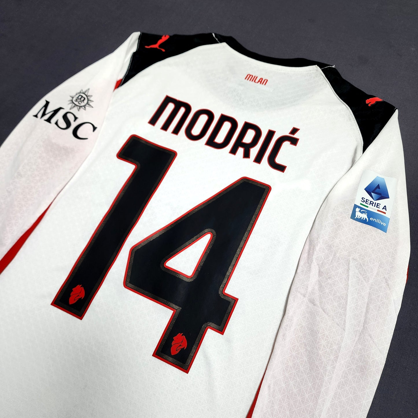 (Long Sleeves) Modric 2025/26 AC Milan Away Jersey