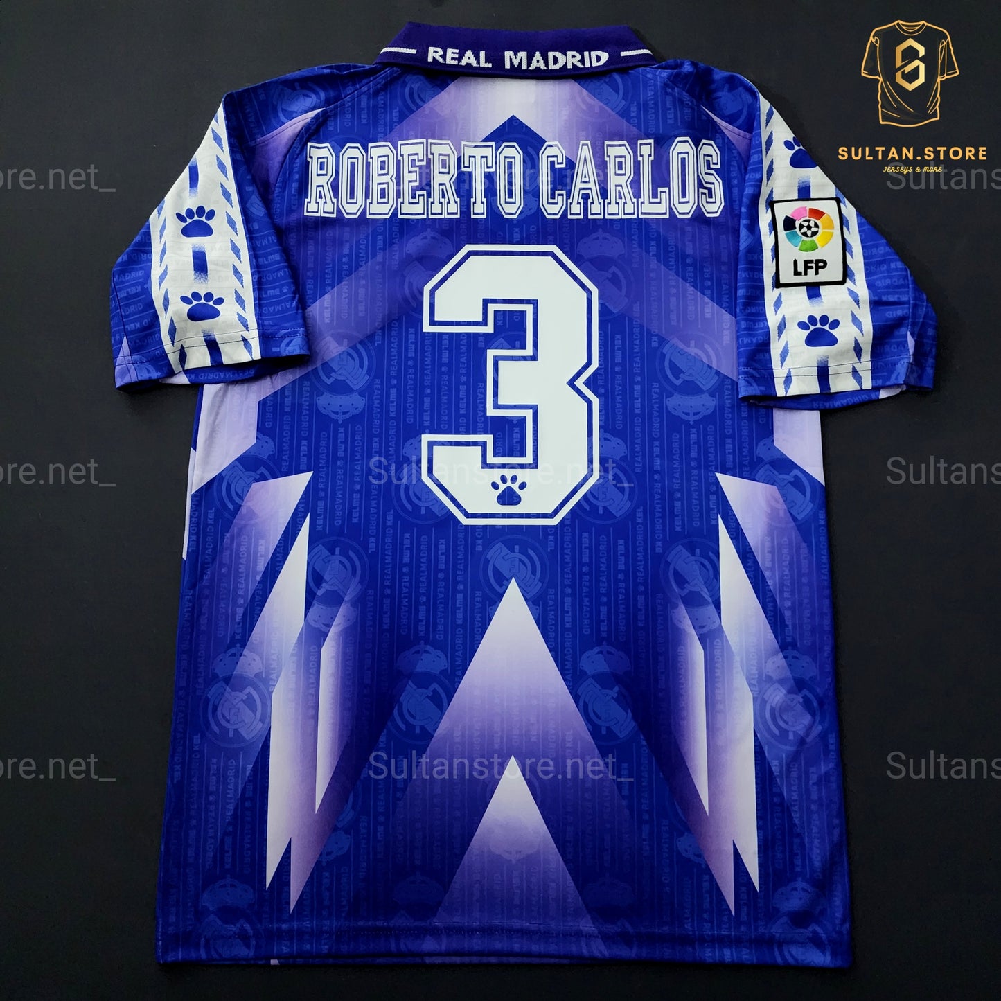 Carlos 1996/97 Real Madrid Away Jersey