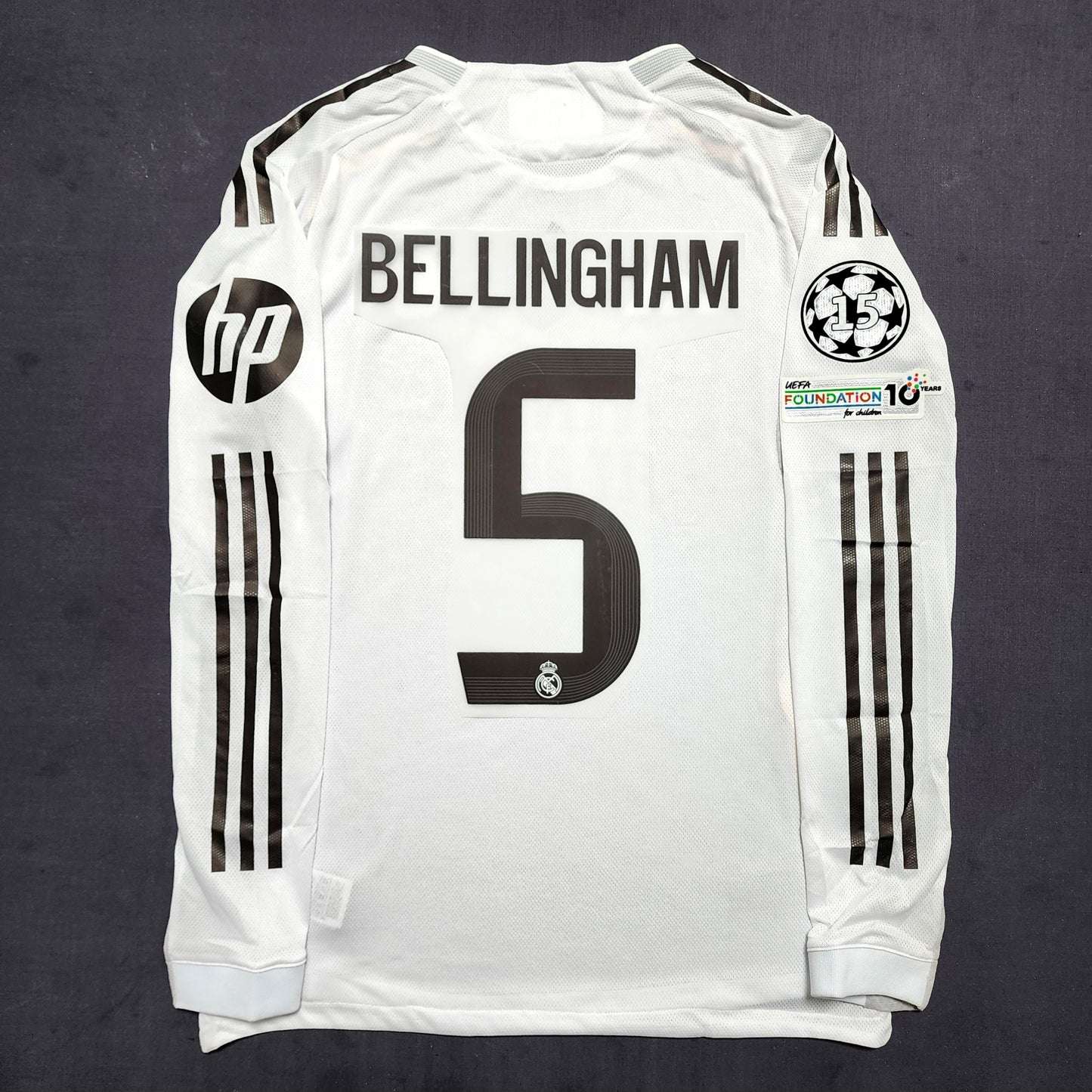 (Long Sleeves) Real Madrid 2025/26 Home Jersey ( Valverde - Mbappe - Bellingham - Vini - Arda Guler )