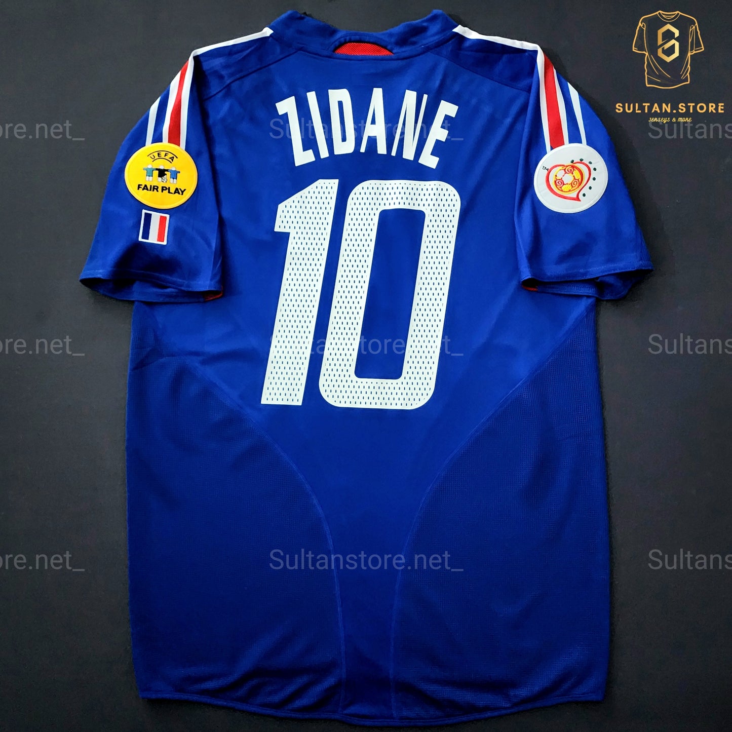 Zidane 2004 France Home Jersey