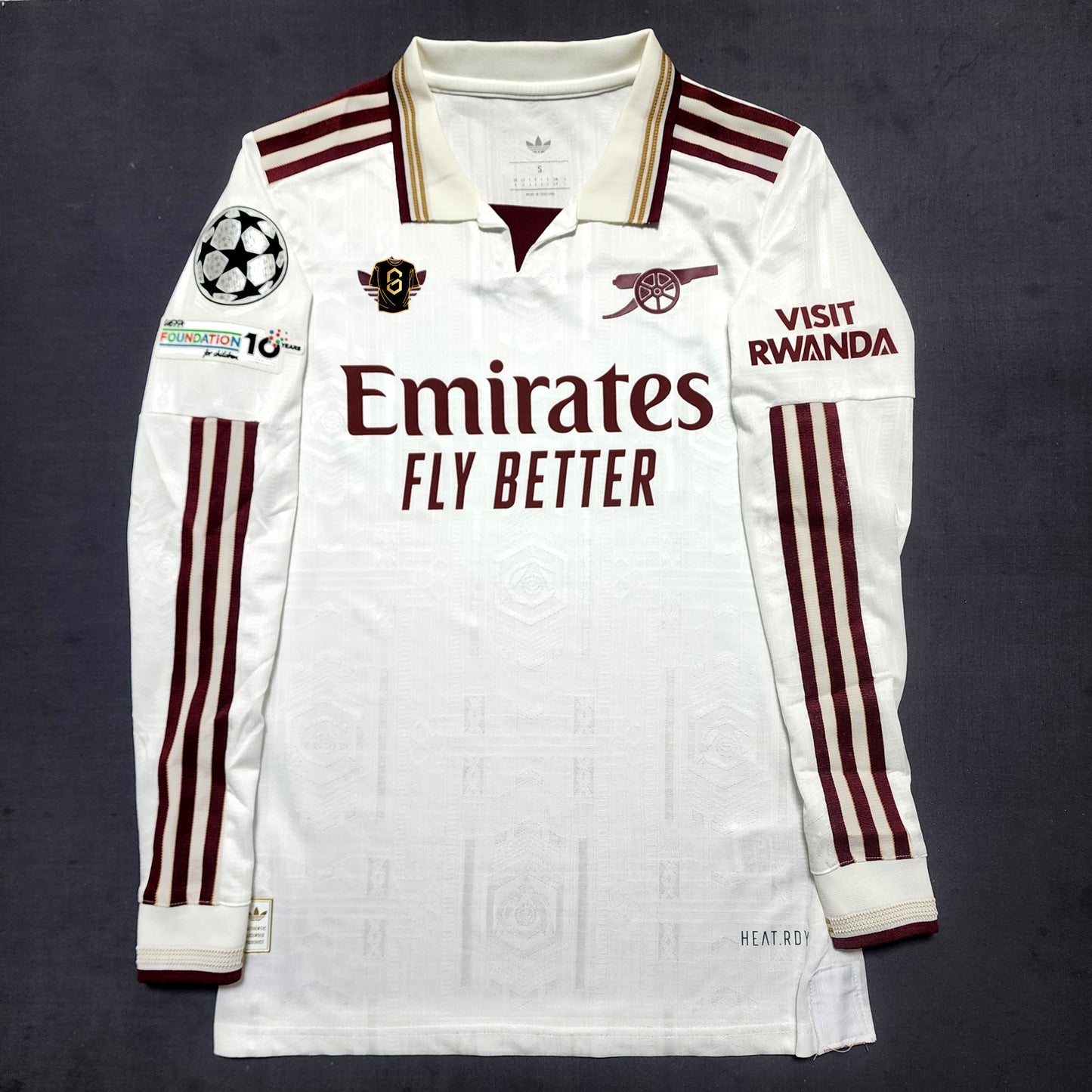 (Long Sleeves) Arsenal 2025/26 Third Jersey ( Saka - Rice - Gyokeres - Odegaard )