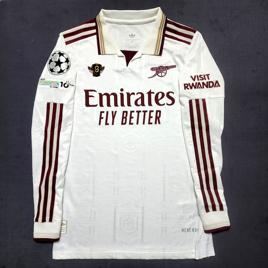 (Long Sleeves) Arsenal 2025/26 Third Jersey ( Saka - Rice - Gyokeres - Odegaard )