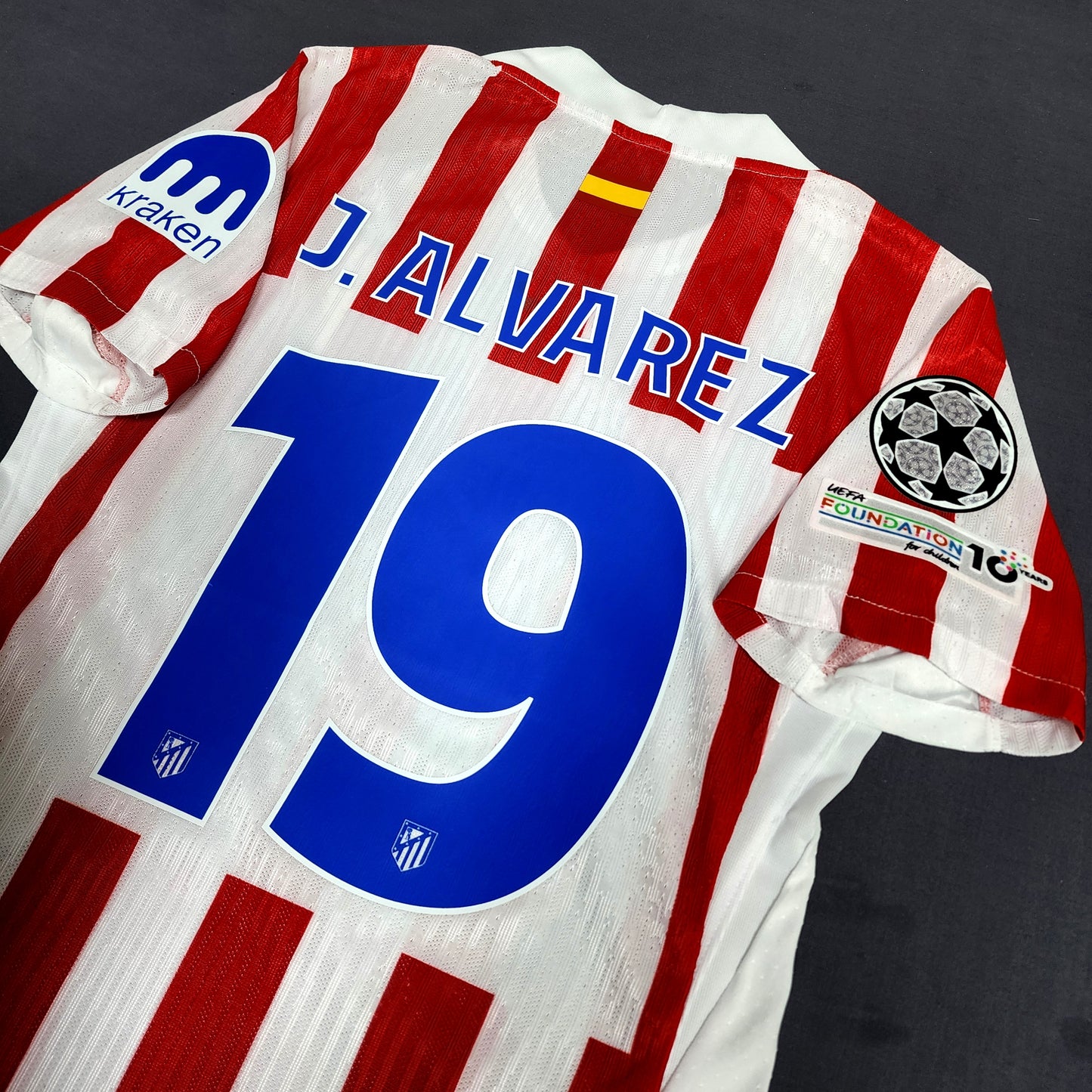 Julian Alvarez 2025/26 Atletico Madrid Home Jersey
