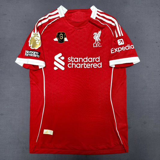 Liverpool 2025/26 Home Jersey ( Wirtz - Isak - Salah - Virgil )