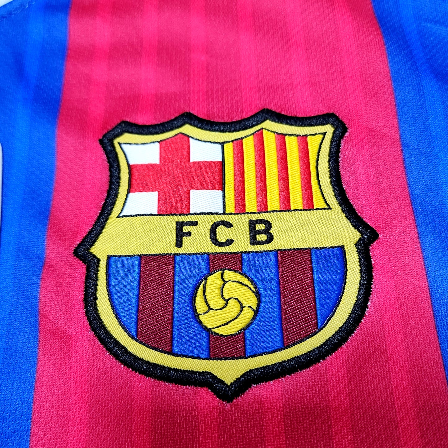 Barcelona 2016/17 Home Long Sleeve Jersey ( Messi - Neymar - Roberto )