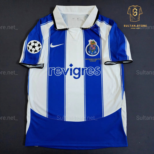 Deco 2004 Final Champions League Porto Home Jersey