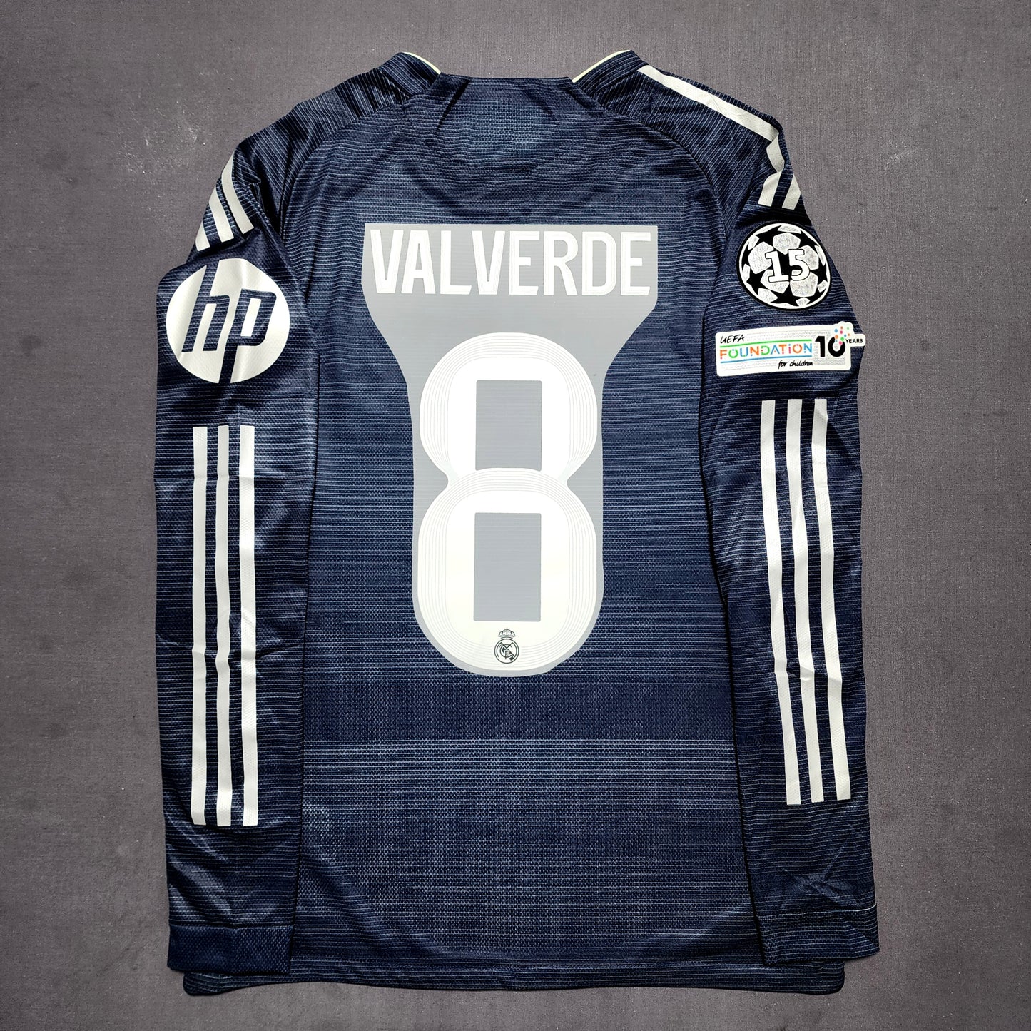 (Long Sleeves) Real Madrid 2025/26 Away Jersey ( Valverde - Mbappe - Bellingham - Vini - Arda Guler - Modric - Trent)