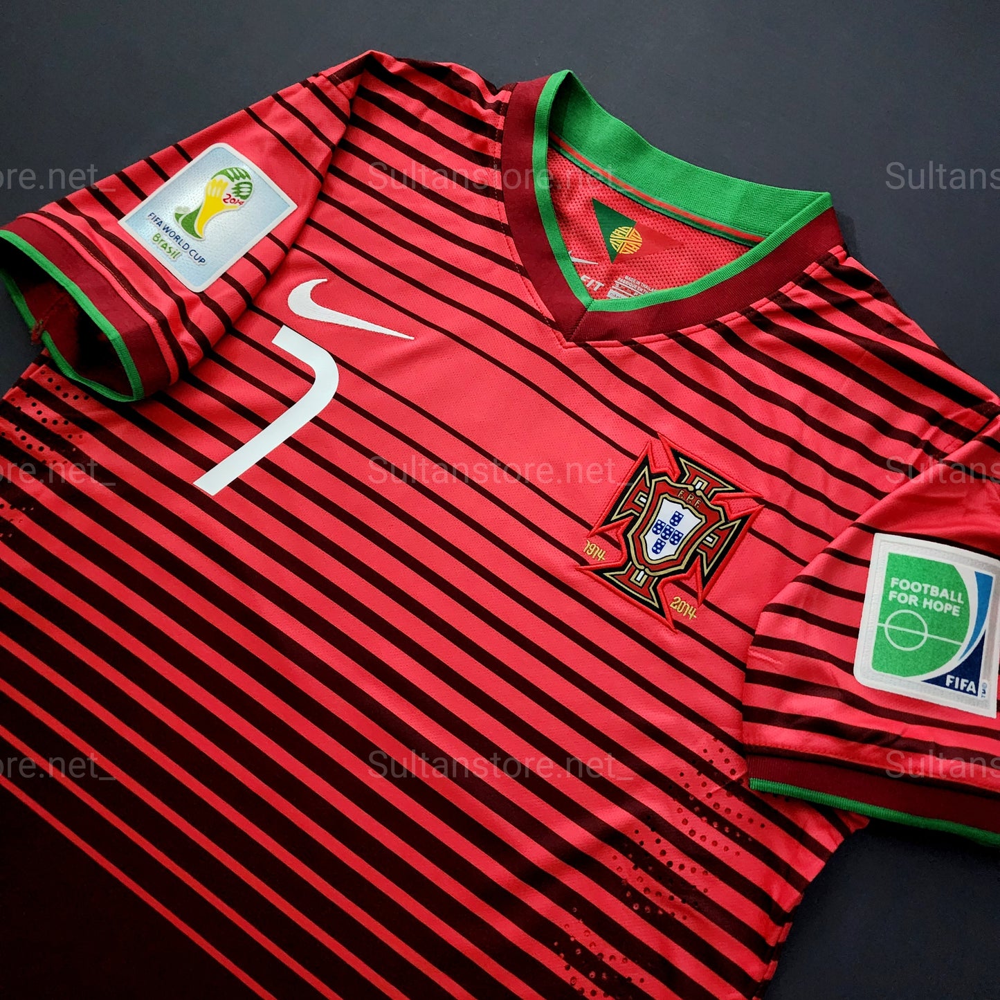 Ronaldo 2014 Portugal Home Jersey