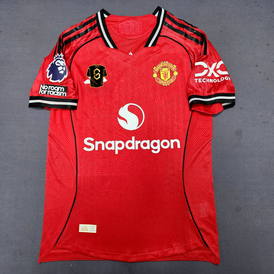 Manchester united 2025/26 Home Jersey ( Mbeumo - Cunha - Sesko - Amad - Bruno )