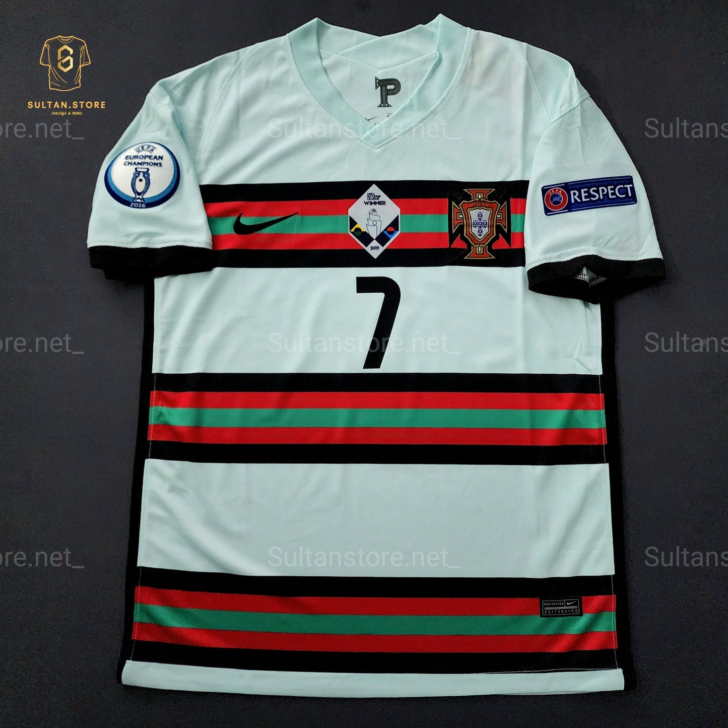 Ronaldo 2020 Portugal Away Jersey