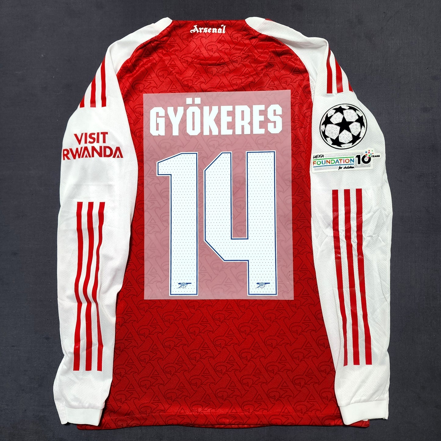 (Long Sleeves) Arsenal 2025/26 Home Jersey ( Saka - Gyokeres - Odegaard )