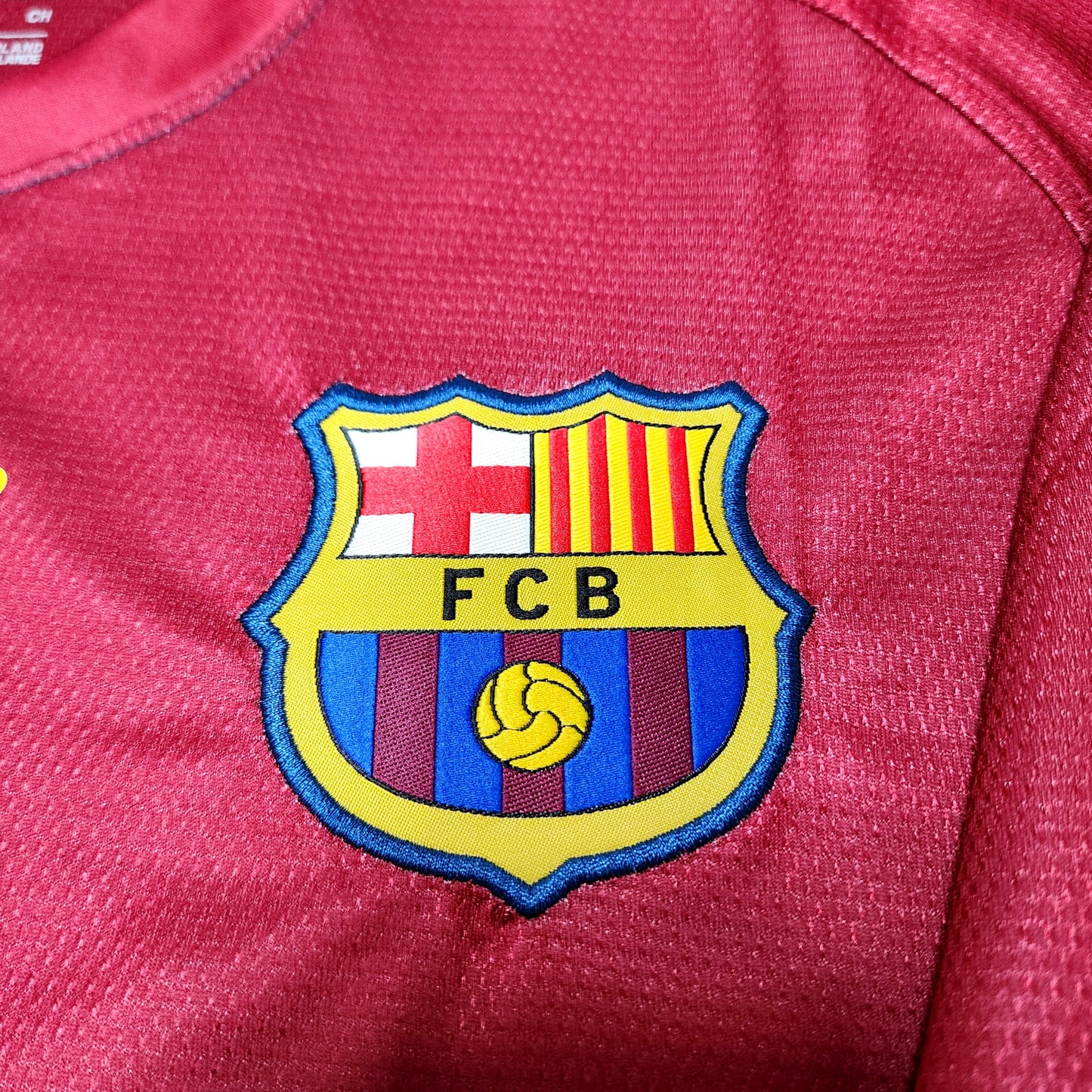Messi 2009 Barcelona Final Champions League Long Sleeve Jersey